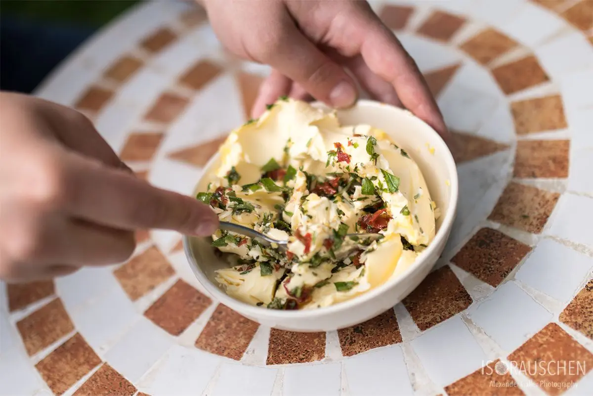 Kräuterbutter Bild, Kräuterbutter