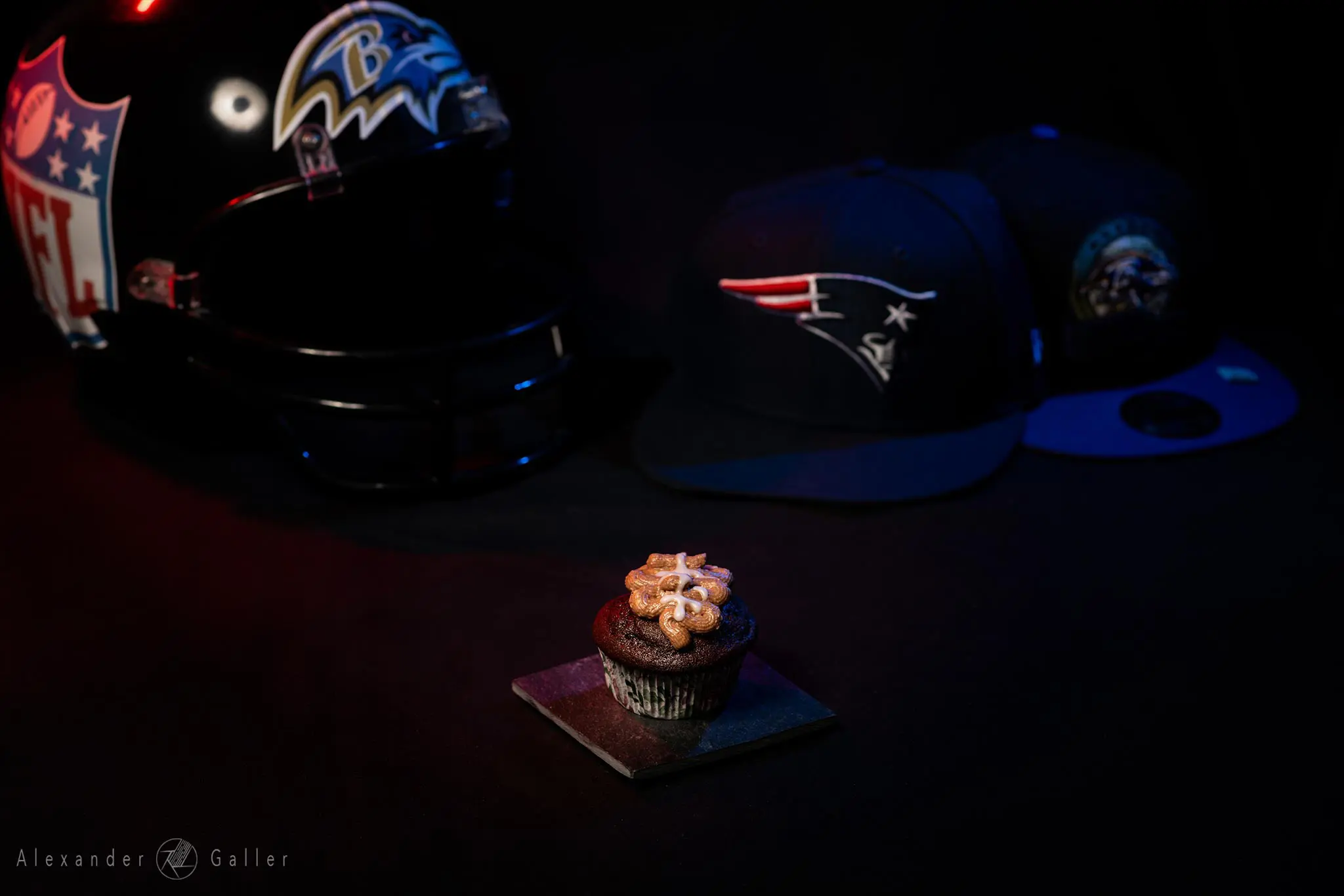 Football Cupcake Bild, Football Cupcake