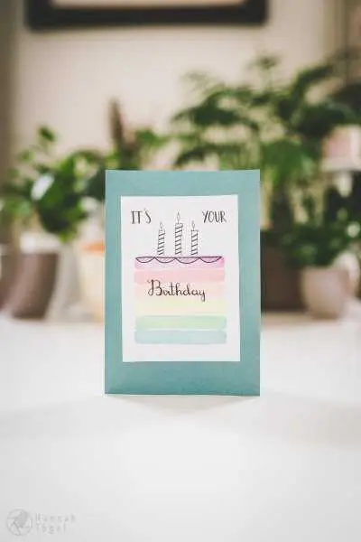 Bild von A blog post a day XI - DIY Geburtstagskarten