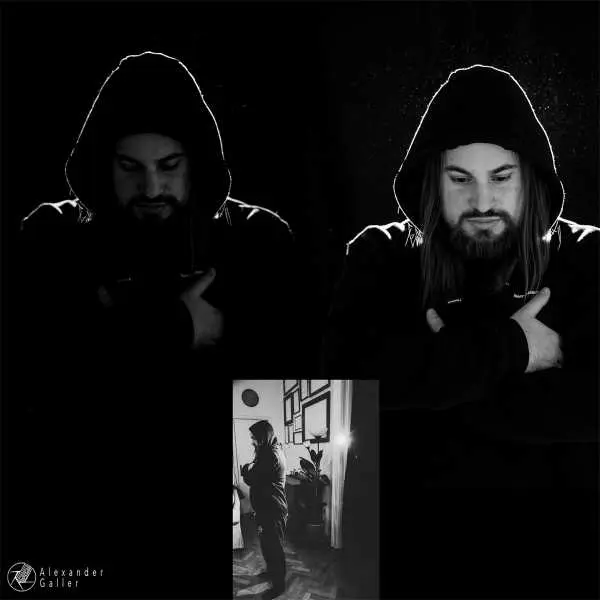 Bild von 6.) Edge lighting, links ohne und rechts mit Reflektor