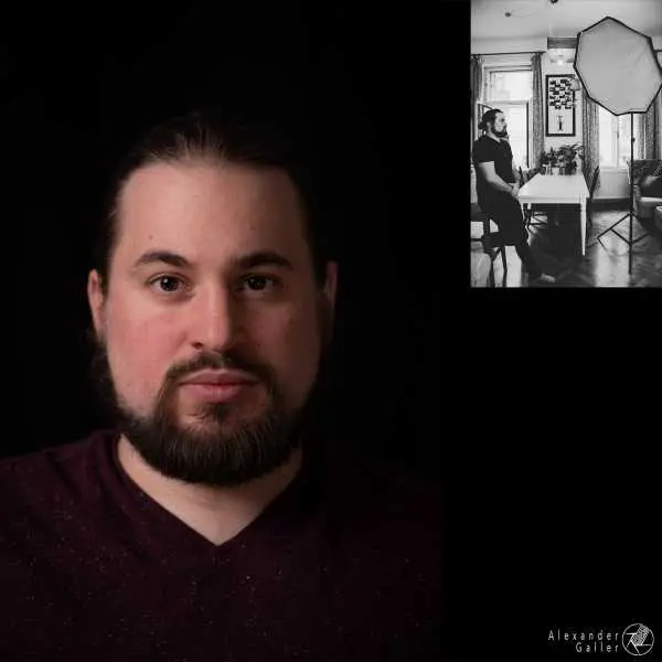 Bild von 8.) Rembrandt lighting + Reflektor