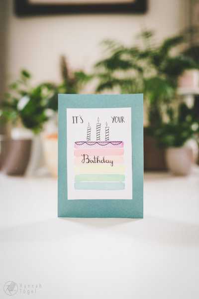 Bild von A blog post a day XI - DIY Geburtstagskarten
