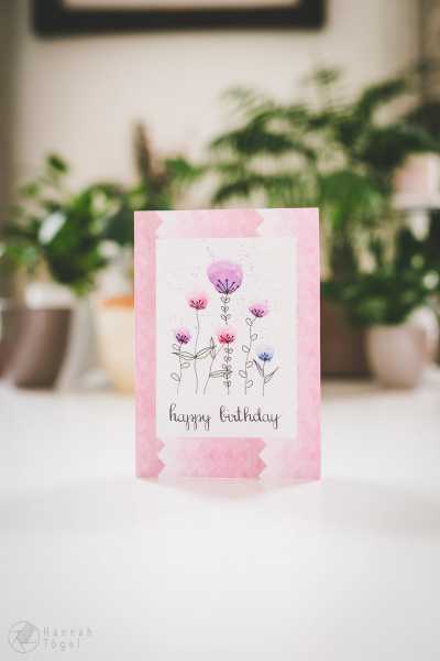 Bild von A blog post a day XI - DIY Geburtstagskarten