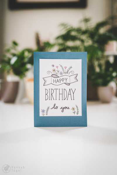 Bild von A blog post a day XI - DIY Geburtstagskarten
