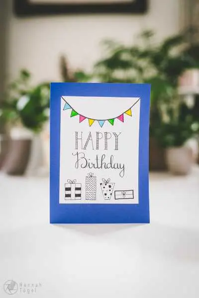 Bild von A blog post a day XI - DIY Geburtstagskarten