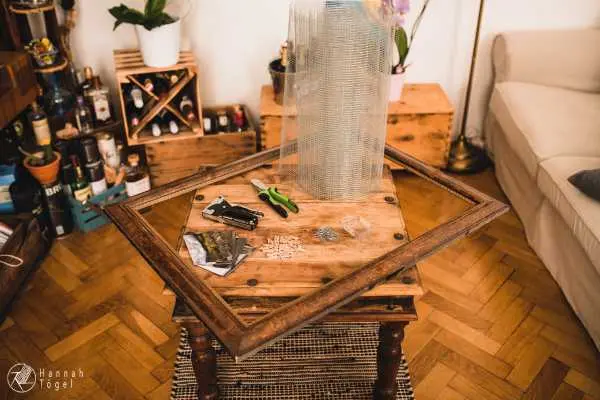 Bild von A blog post a day XVIII - Bilderrahmen Upcycling