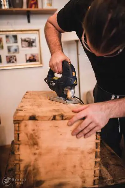 Bild von A blog post a day XXII - Alte Kiste, neues Regal