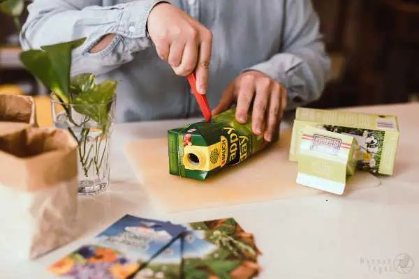 Bild von A blog post a day XXIV - Getr&auml;nkekarton Upcycling