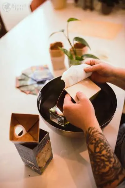 Bild von A blog post a day XXIV - Getr&auml;nkekarton Upcycling