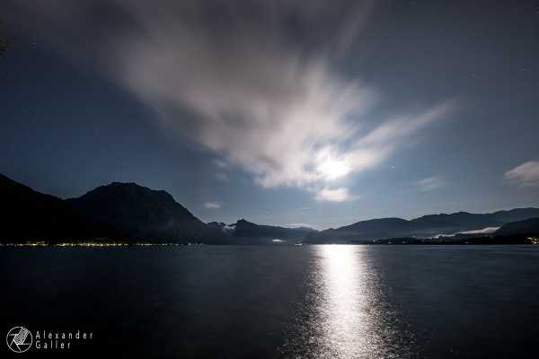 Bild von Traunsee bei Nacht