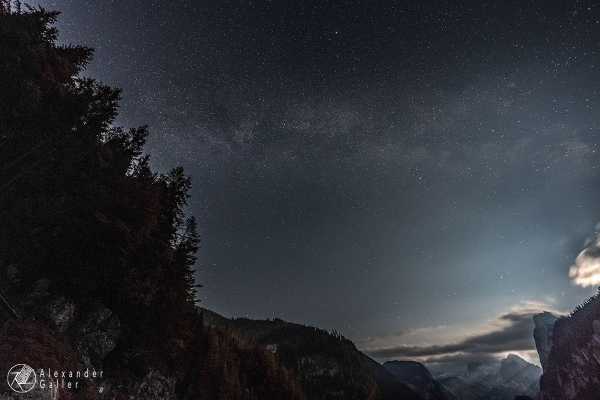 Bild von Vorderer Gosausee bei Nacht