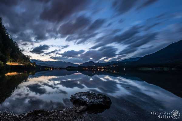 Bild von Hallstättersee am Abend