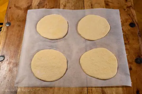Bild von Brötchen nach dem Backen