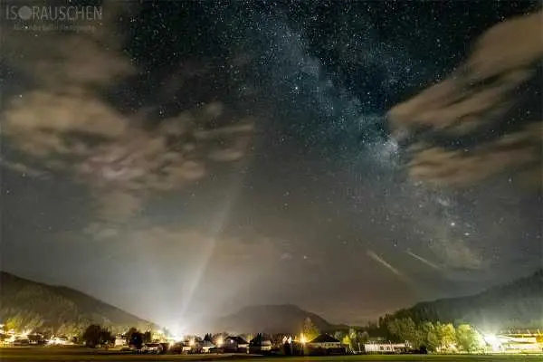 Bild von Perseiden &uuml;ber Mariazell