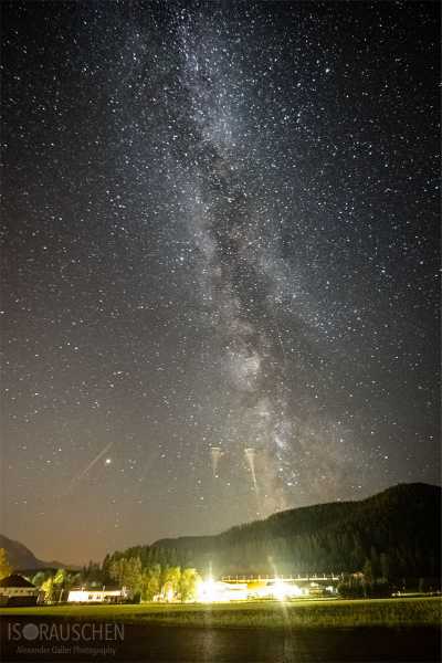 Bild von Perseiden über Mariazell