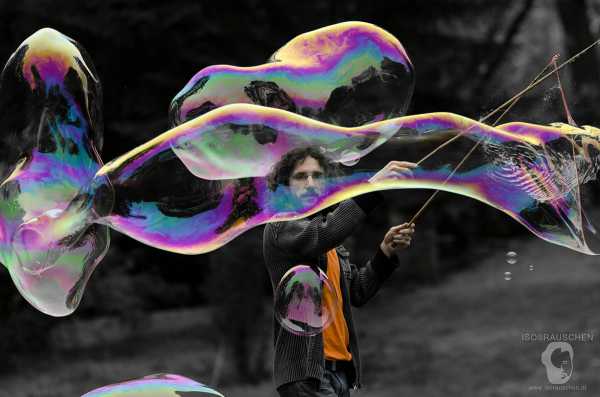 Bild von Seifenblasen mit Dr. Bubbles
