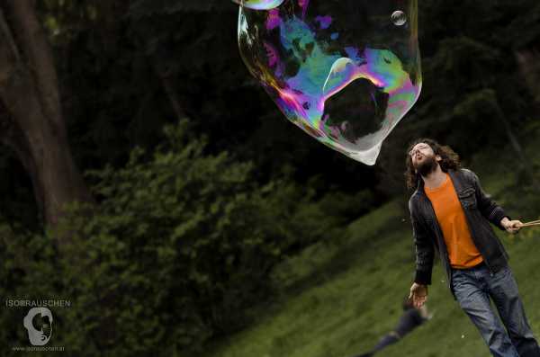 Bild von Seifenblasen mit Dr. Bubbles