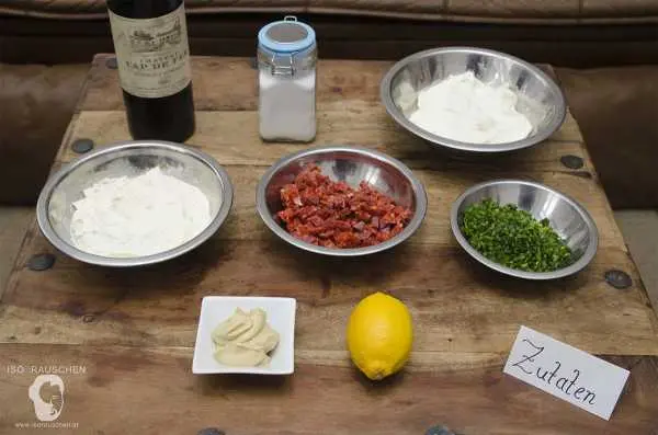 Bild von Walnussbrot und Chorizzoaufstrich